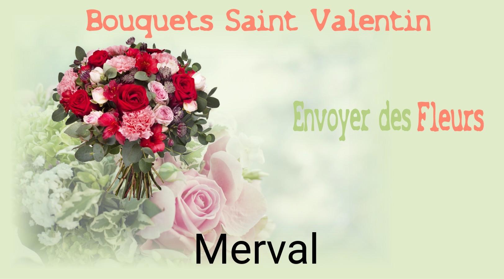 Roses de Saint-Valentin livrées à Merval